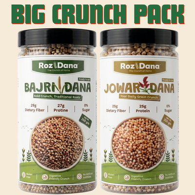 Big Crunch Pack – Bajri Dana + Jowar Dana | 250g × 2 Jars