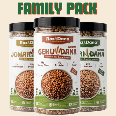 Family Pack – All 3 Grain Jars | 250g × 3 Jars