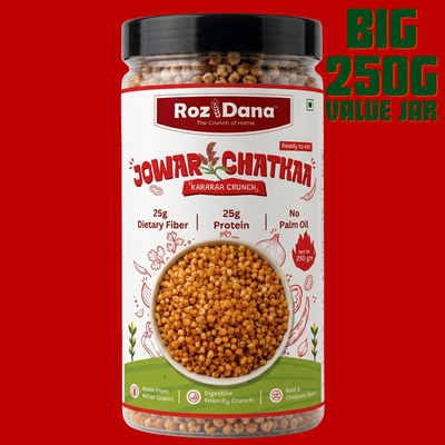 Jowar Chatkaa – Karara Crunch | Light & Crunchy Spicy Jowar Snack | 250g