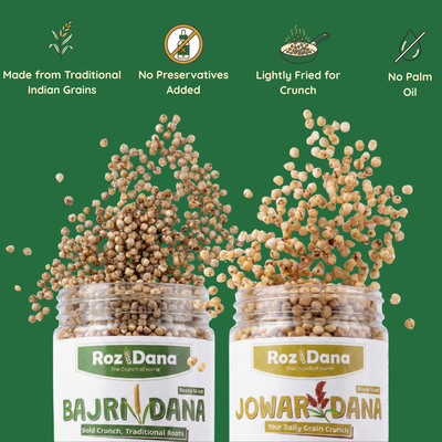 Big Crunch Pack – Bajri Dana + Jowar Dana | 250g × 2 Jars