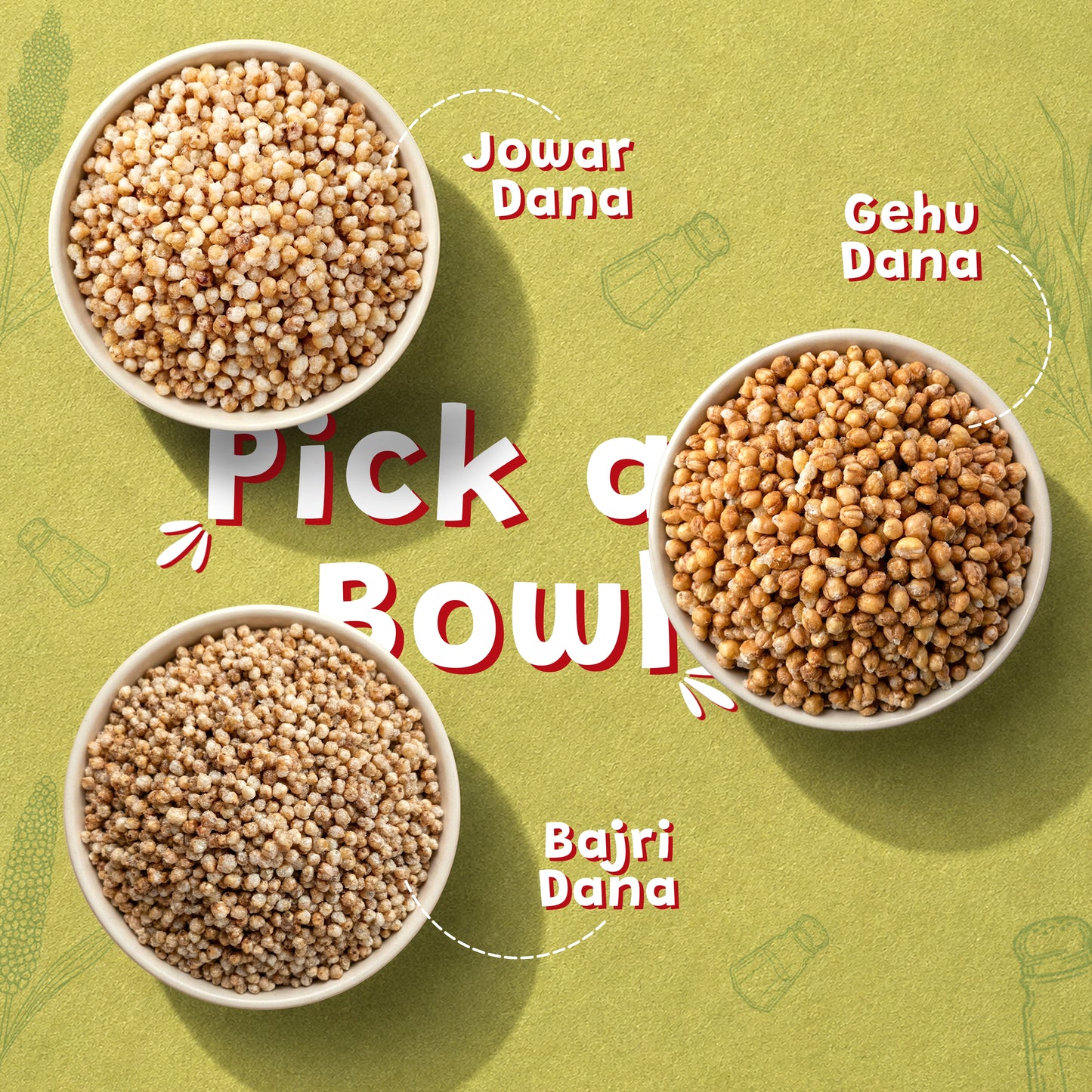 Family Pack – All 3 Grain Jars | 250g × 3 Jars