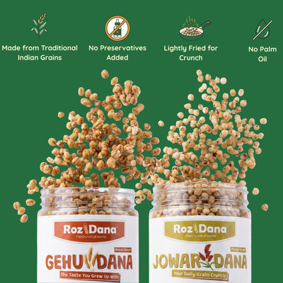 Big Crunch Pack – Gehu Dana + Jowar Dana | 250g × 2 Jars