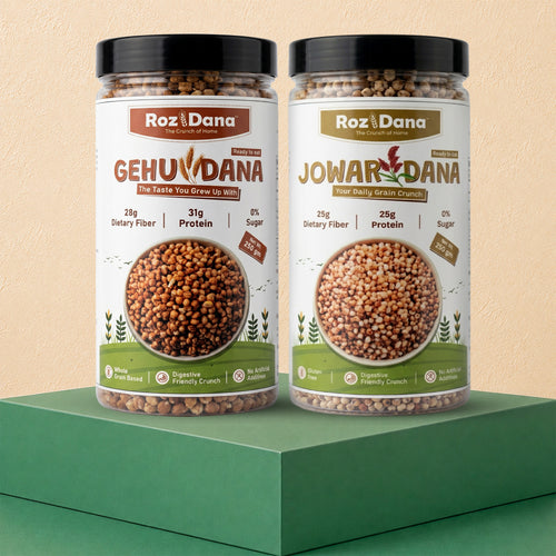 Big Crunch Pack – Gehu Dana + Jowar Dana | 250g × 2 Jars