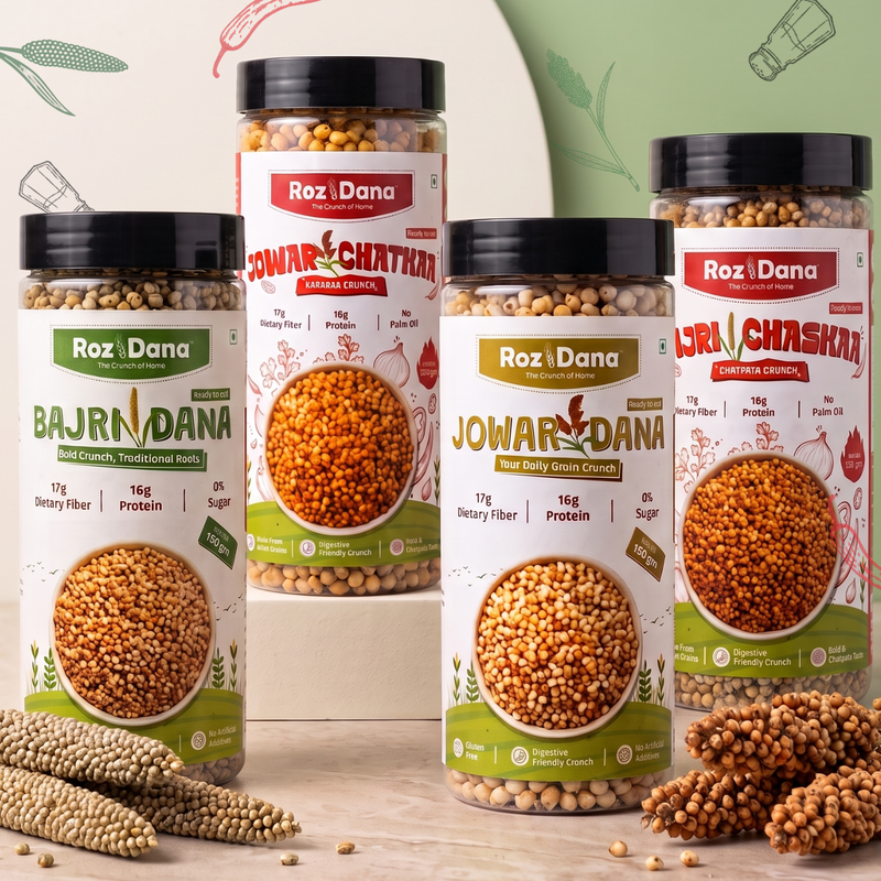RozDana Millet Crunch Combo | 4 x 150g Jars