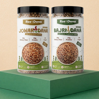 Big Crunch Pack – Bajri Dana + Jowar Dana | 250g × 2 Jars
